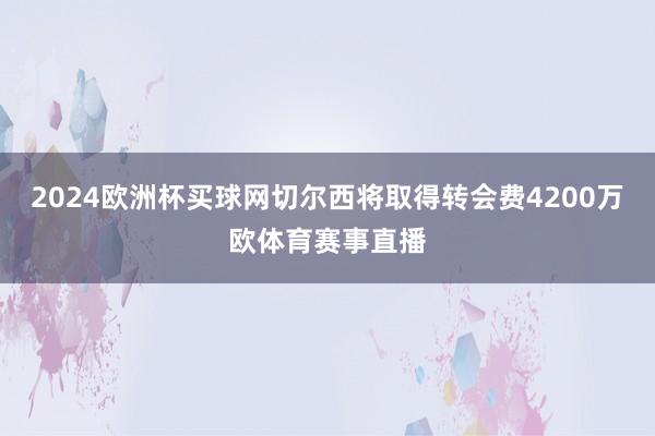 2024欧洲杯买球网切尔西将取得转会费4200万欧体育赛事直播