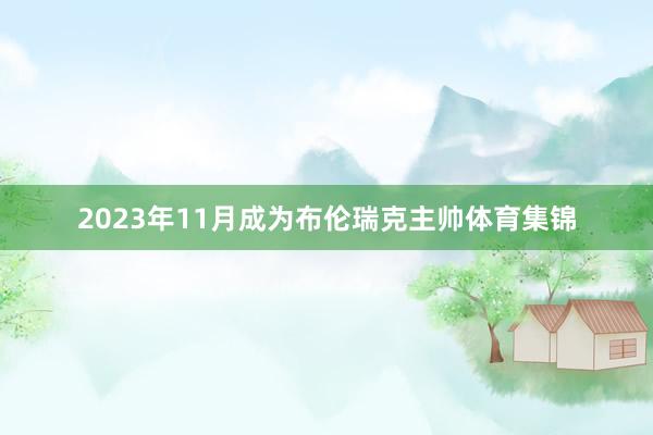 2023年11月成为布伦瑞克主帅体育集锦