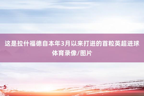 这是拉什福德自本年3月以来打进的首粒英超进球体育录像/图片